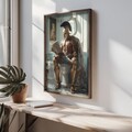 Tablou decorativ, HUM068, Cadru: 100% MOLID, Multicolor