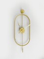 Ceas de perete, Mclock-00105, Lățime: 28 cm Înălțime: 80 cm Adâncime: 7 cm, Auriu
