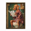 Tablou decorativ, AI006, Cadru: 100% MOLID, Multicolor