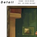 Tablou decorativ, AI006, Cadru: 100% MOLID, Multicolor