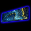 Tablou decorativ cu lumina LED, 3090KTLGDACT, 30 x 90 cm, Multicolor