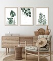 Set 3 tablouri decorative, Huhu193, Lemn masiv, Multicolor