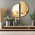 Oglinda decorativa, Ozgl522, Partea de jos: 100% EVA (Grosime: 10 mm, Auriu