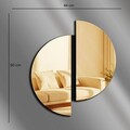 Oglinda decorativa, Ozgl522, Partea de jos: 100% EVA (Grosime: 10 mm, Auriu