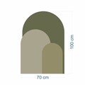 Sticker decorativ, MB-00111, 70 x 100 cm, Multicolor