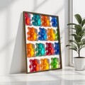 Tablou decorativ, GE247-L, Lemn, Multicolor