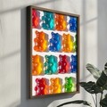 Tablou decorativ, GE247-L, Lemn, Multicolor