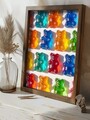 Tablou decorativ, GE247-L, Lemn, Multicolor