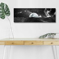 Tablou decorativ cu lumina LED, 3090NASA-009, 30 x 90 cm, Multicolor