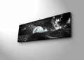 Tablou decorativ cu lumina LED, 3090NASA-009, 30 x 90 cm, Multicolor