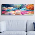 Tablou decorativ, 3090NISC-008, Lemn, Multicolor