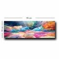 Tablou decorativ, 3090NISC-008, Lemn, Multicolor