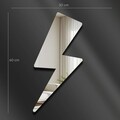 Oglinda decorativa, Ozgl504, Partea de jos: 100% EVA (Grosime: 10 mm, Argintiu