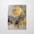 Tablou decorativ, KNV10267, Rama din lemn (grosime 3 cm), Multicolor