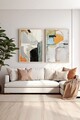 Set 2 tablouri decorative, Ersy2Lımodel3-Ahsap, MDF, Multicolor