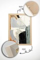 Set 2 tablouri decorative, Ersy2Lımodel3-Ahsap, MDF, Multicolor