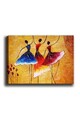 Tablou decorativ, Kanvas Tablo (70 x 100), Rama din lemn (grosime 3 cm), Multicolor
