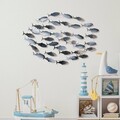 Decoratiune de perete, Alabalık 3, Dimensiuni: 94 x 58 x 4 cm, Multicolor