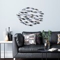 Decoratiune de perete, Alabalık 3, Dimensiuni: 94 x 58 x 4 cm, Multicolor