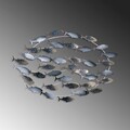 Decoratiune de perete, Alabalık 3, Dimensiuni: 94 x 58 x 4 cm, Multicolor