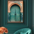 Tablou decorativ, GE125-L, Lemn, Multicolor