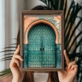 Tablou decorativ, GE125-L, Lemn, Multicolor