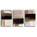 Set 3 tablouri decorative, 3P4570GSC-007, Lemn, Multicolor