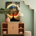 Tablou decorativ, Camtbl-045, 50 x 70 cm, Multicolor