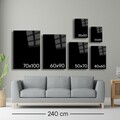 Tablou decorativ, Camtbl-045, 50 x 70 cm, Multicolor