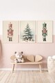 Set 3 tablouri decorative, Nwyearmdl6, MDF, Multicolor