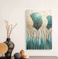 Tablou decorativ, YNS-1041-70 x 100, Lemn, Multicolor