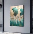 Tablou decorativ, YNS-1041-70 x 100, Lemn, Multicolor