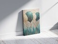 Tablou decorativ, YNS-1041-70 x 100, Lemn, Multicolor