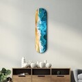 Tablou decorativ, Beach, Dimensiune: 20 x 80 cm, Multicolor