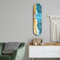 Tablou decorativ, Beach, Dimensiune: 20 x 80 cm, Multicolor