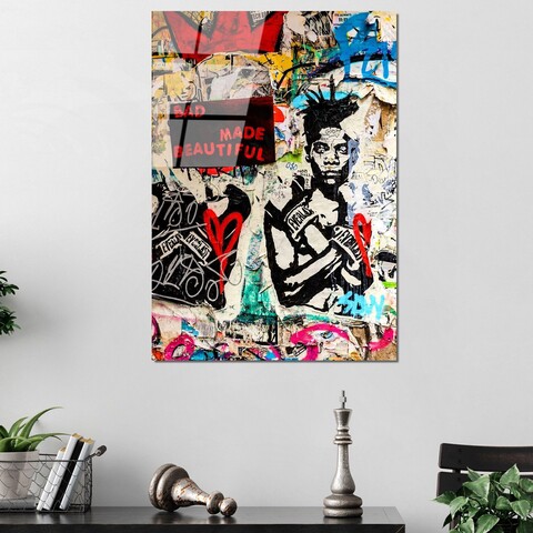 Tablou decorativ, UV-495 45 x 65, Dimensiune: 45 x 65 cm, Multicolor