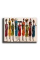 Tablou decorativ, Kanvas Tablo (70 x 100), Cadru: 100% LEMN (grosime: 3 cm), Multicolor