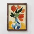Tablou decorativ, TUN029-L, Lemn, Multicolor
