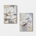 Set 2 tablouri decorative, 2KNV4235, Lemn, Multicolor
