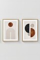 Tablou decorativ (2 Pieces), Artcerceve7, MDF, Multicolor