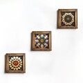 Tablou decorativ (3 Pieces), UKZM067, Imprimat UV, Multicolor
