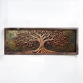 Tablou decorativ, EMR012, Lemn, Multicolor