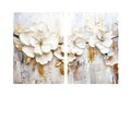 Tablou decorativ (2 Pieces), DEV4, Lemn, Multicolor