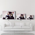 Tablou decorativ, CAM-3091, Dimensiuni: 46 x 72 cm, Multicolor