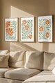 Tablou decorativ (3 Pieces), Artvmodel9-Ahsap, MDF (Grosime: 2,7 mm, Multicolor