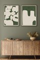 Tablou decorativ (2 Pieces), Huhu202, Lemn masiv (Grosime: 2,5 cm, Multicolor