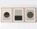 Tablou decorativ (3 Pieces), Huhu212, Lemn masiv (Grosime: 2,5 cm, Multicolor