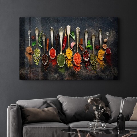 Tablou decorativ, CAM-5027, Dimensiuni: 46 x 72 cm, Multicolor