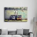 Tablou decorativ, OGLS-8078, Dimensiuni: 46 x 72 cm, Multicolor