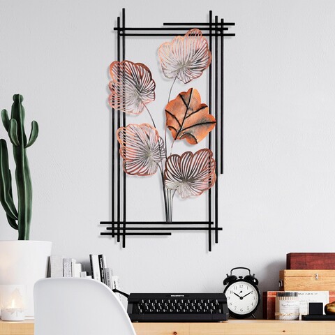Decoratiune de perete, Daiyu 4, Dimensiuni: 48 x 87 x 4 cm, Multicolor